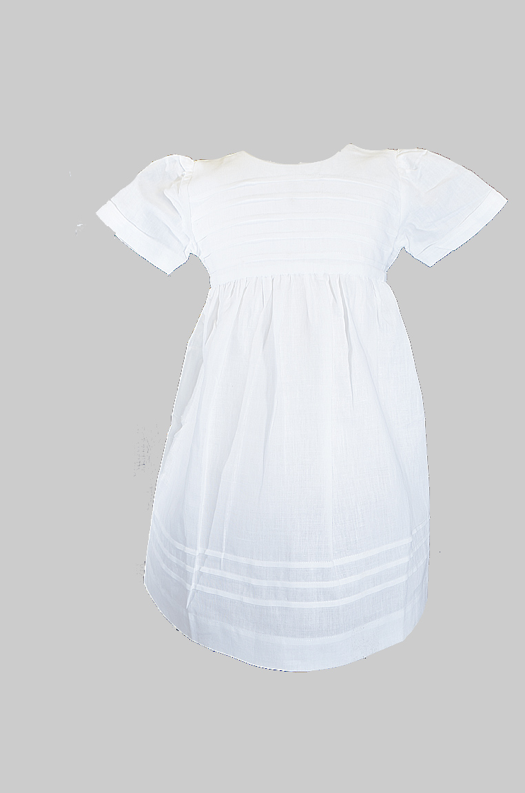 White Cotton Dress, Toddler