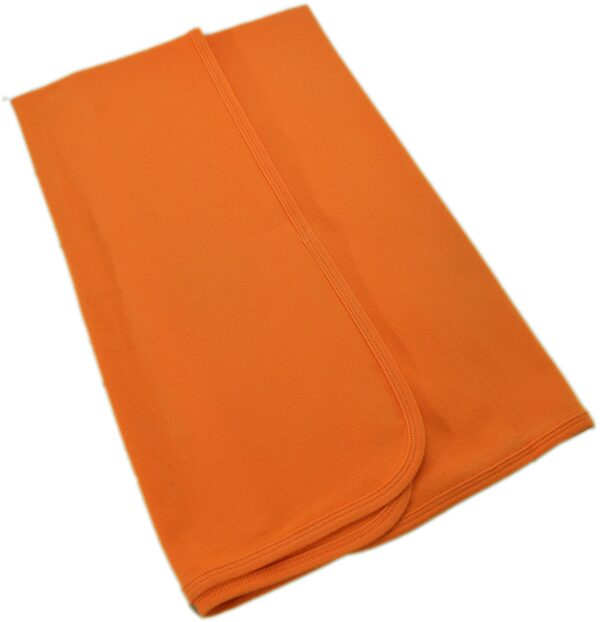 burnt orange receiving blanket