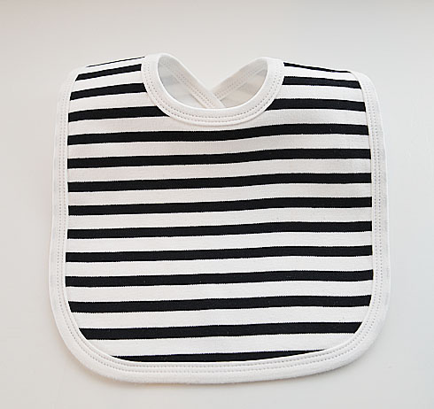 Black Color Stripes Bib