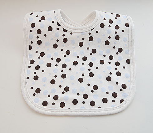 Light Blue & Brown Color Polka Dots