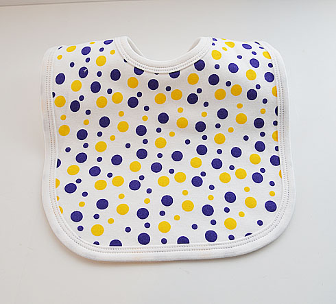 Purple & Gold Color Polka Dots