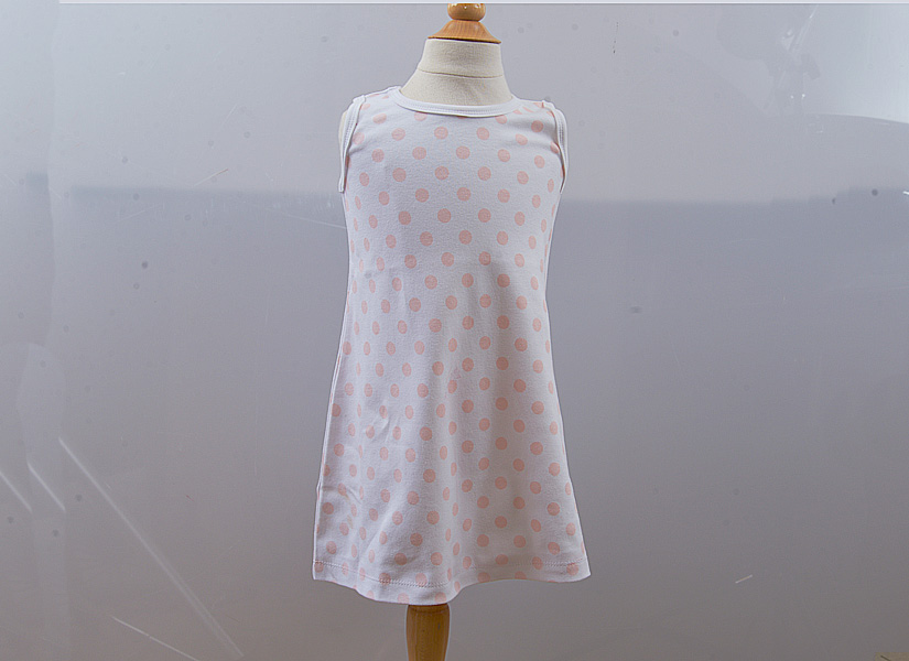 Big Peach Color Dots