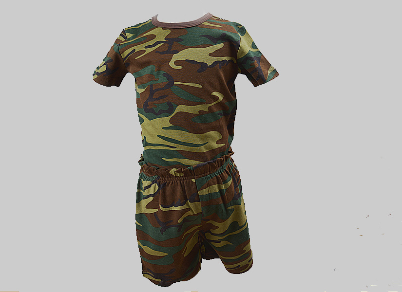 Camouflage Boy T Shiet and Box Short