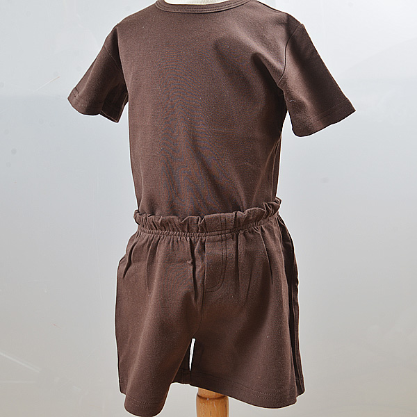 brown color Boy T Shirt and Boy Short.