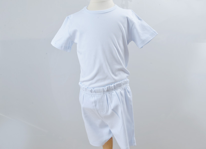 Light Blue Color Boy T Shirt and Shorts