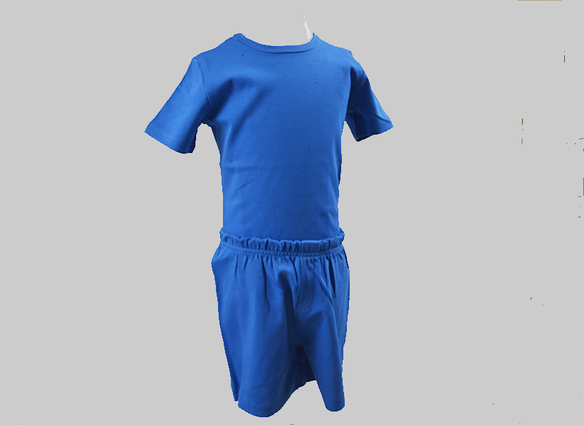 Virginia Blue Color Boy T Shirt and Short