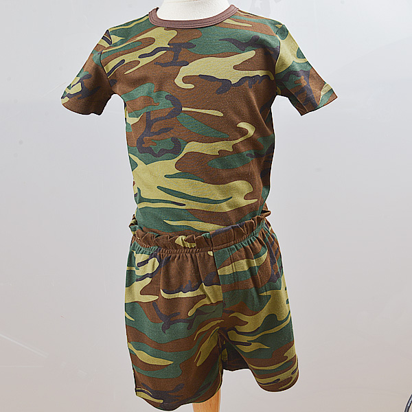 camouflage boy T Shirt and Boy Short