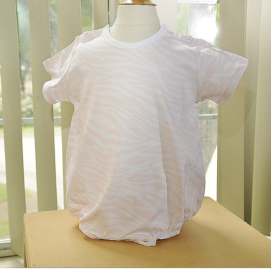Peach Pink Zebra