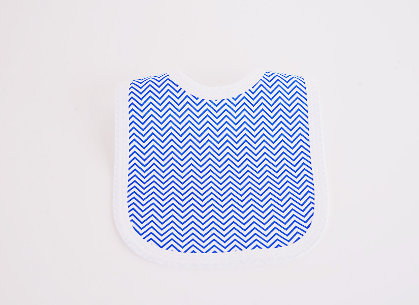 Royal Blue Chevron Bib