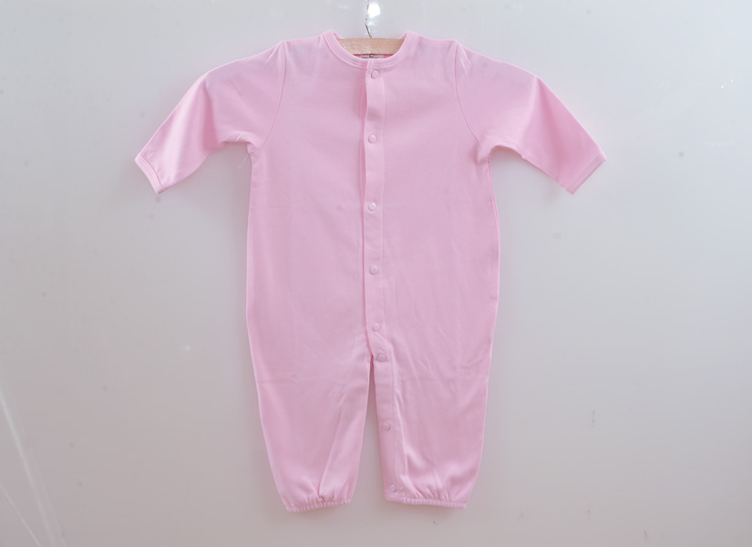 Candy Pink Baby Long Legs Bodysuit Jumpsuit