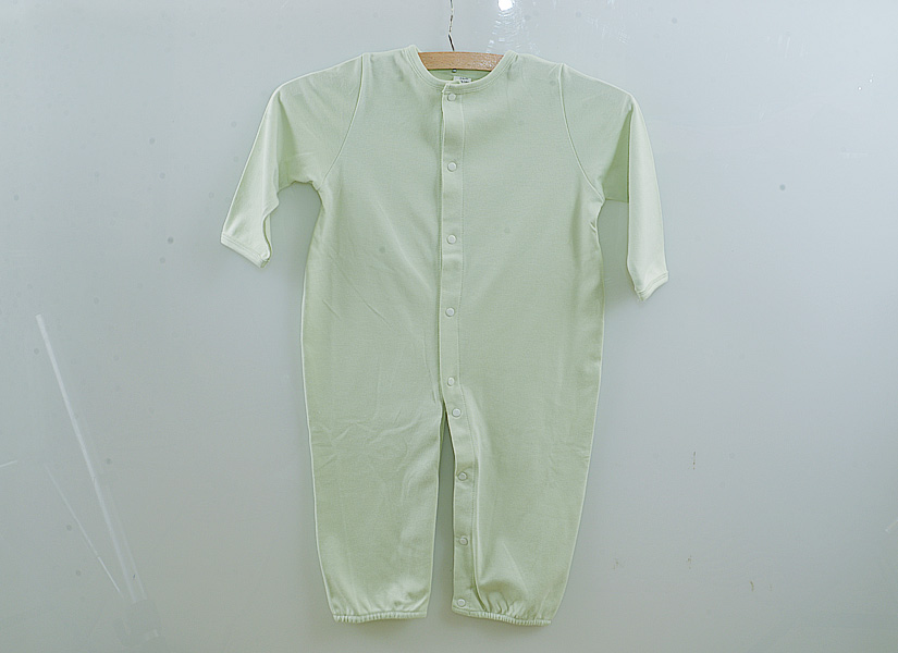 Pastel Green Baby Long Legs Bodysuit