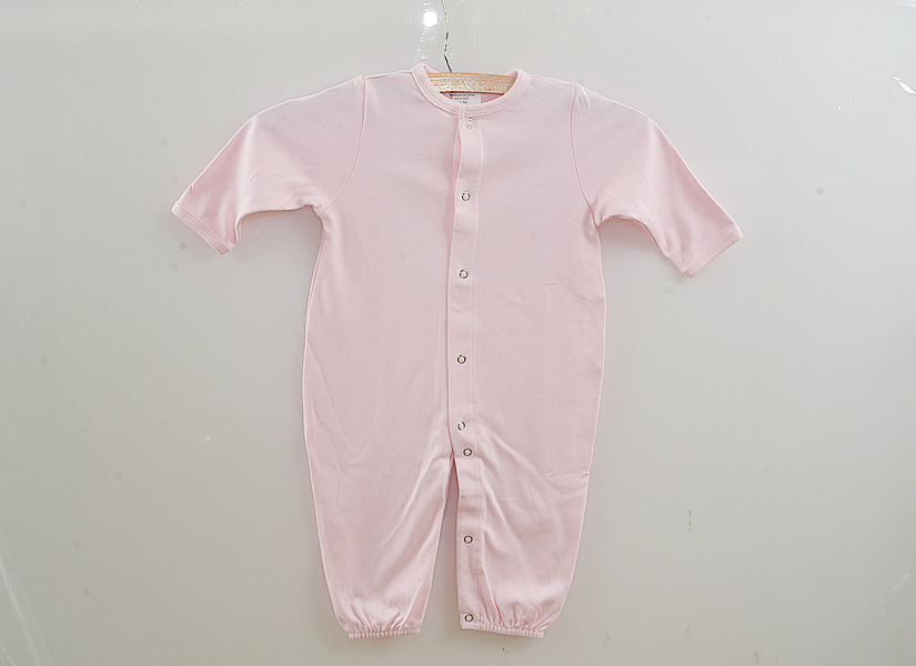 Pastel Pink Baby Long Legs Bodysuit