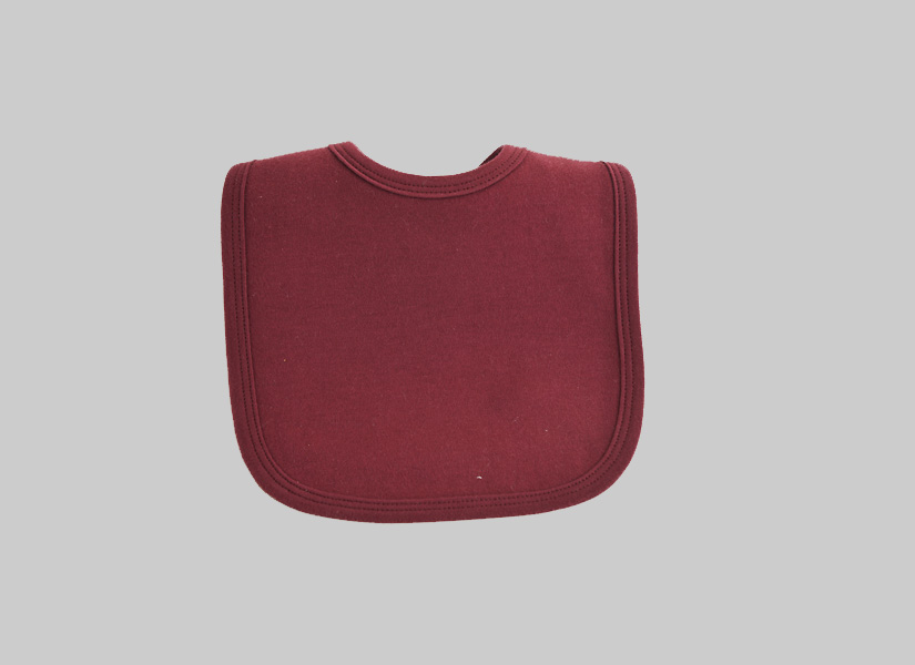 Burgundy Color bib