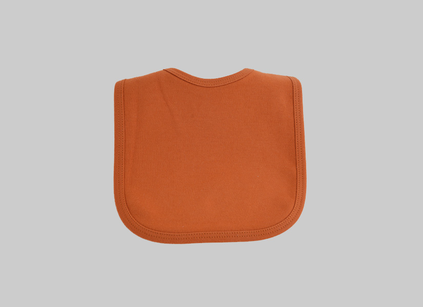 Baby Bib Infant. Blanks for Embroidery. Burnt Orange, Hot Orange, Hot Pink , Hot Green color