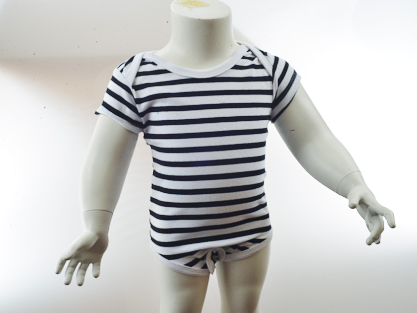 Baby Jumpsuit with Festive Color Chevrons