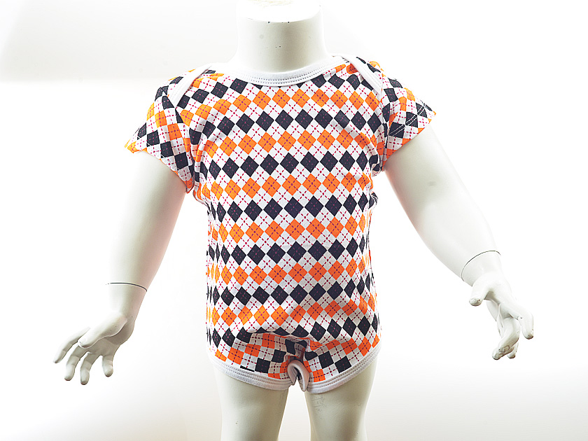 Orange & Brown Argyle