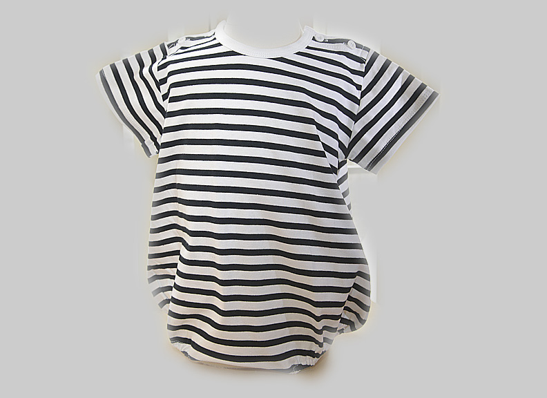 Black Striped baby boy baby girl romper