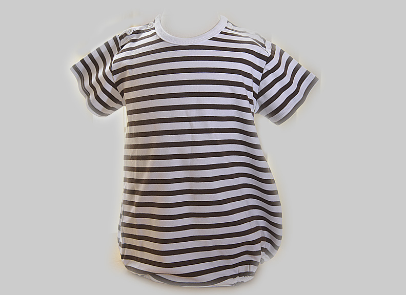 chocolate striped baby boy baby girl romper