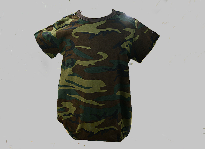 camouflage baby romper