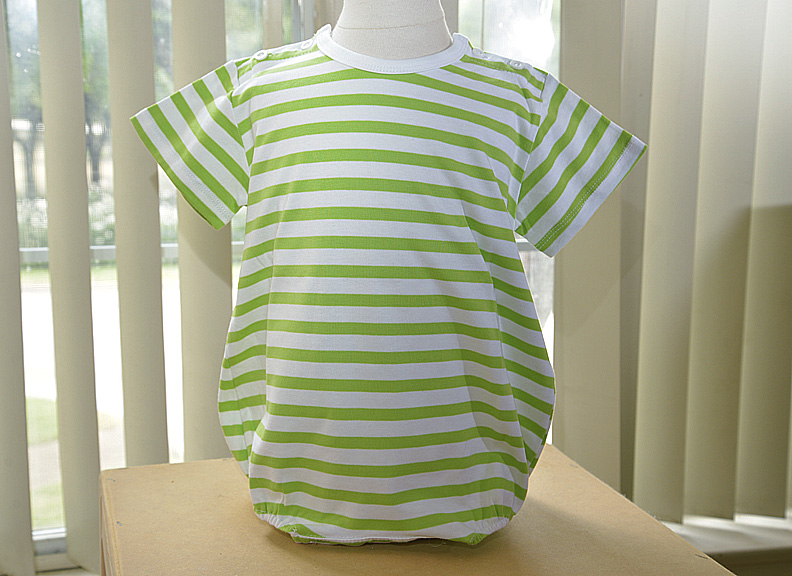 Bright Lime Green Stripes