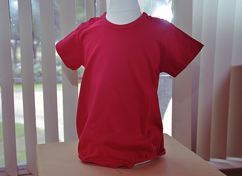 Red Baby Romper