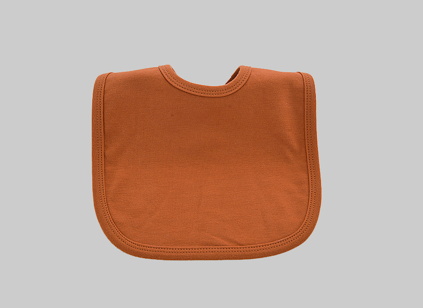 Baby Bibs Toddler Size. Burnt Orange, Hot Orange, Hot Pink, Hot Pink Colors.