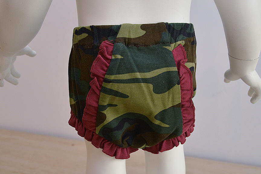 Camouflage & Fuchsia Pink Trims