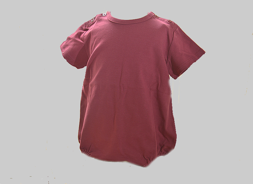 Baby Rompers in Almond Milk Color, Red, Crimson, Blackened Gray Color