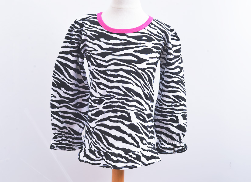 Black Zebra & Pink Trims