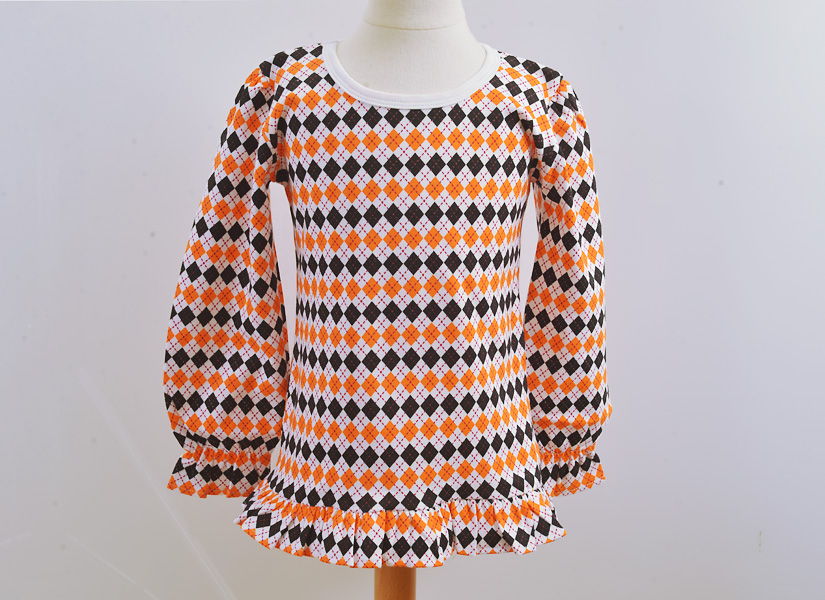Orange & Brown Argyle