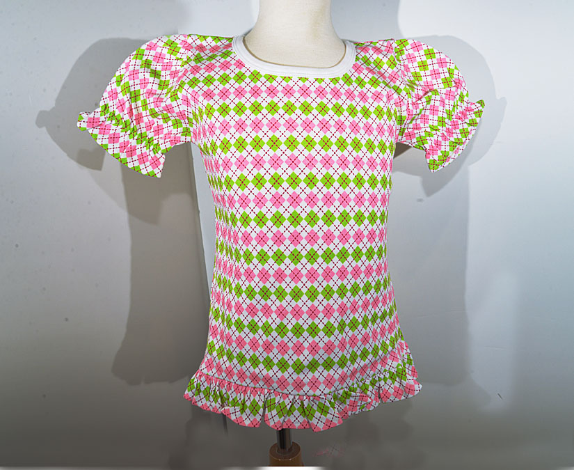Pink and Green Argyle