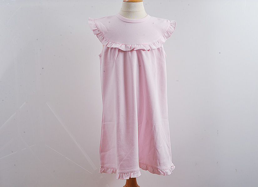 Rose Water Pink color girl toddler sleeveliss dress,
