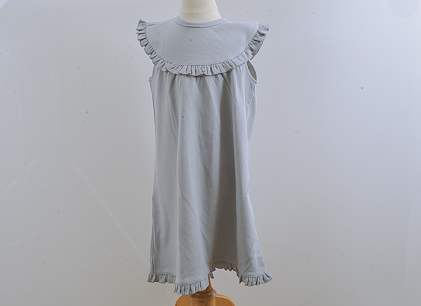 Silver Grey Sleeveless Dress