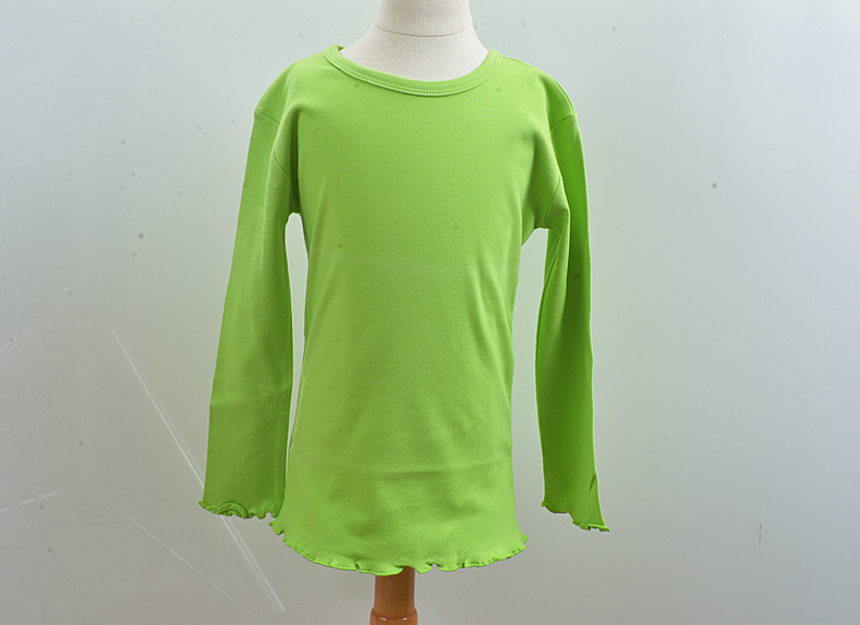 Hot Green Long Sleeve T Shirt
