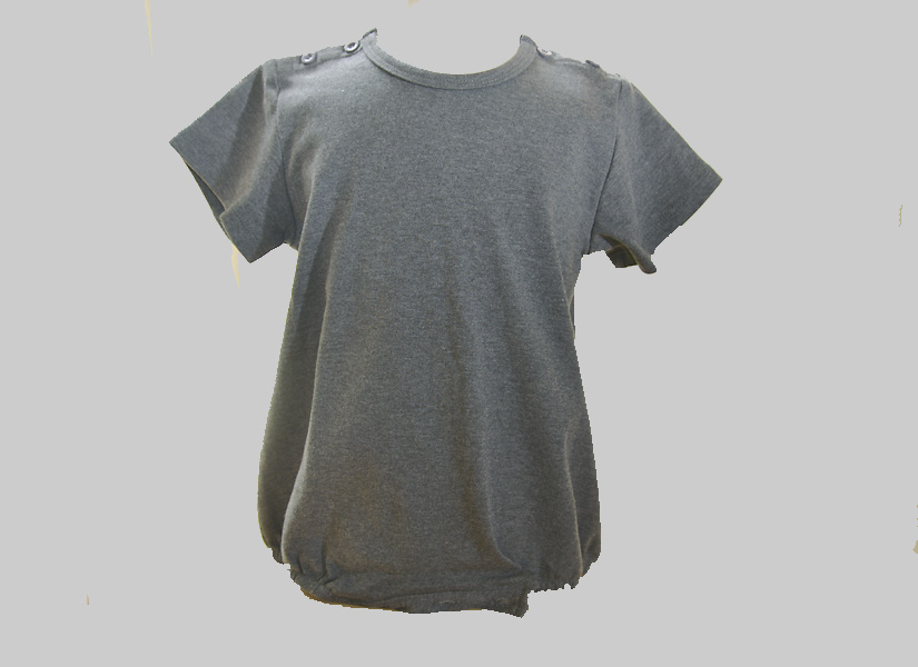 dark gray color baby boy girl romper