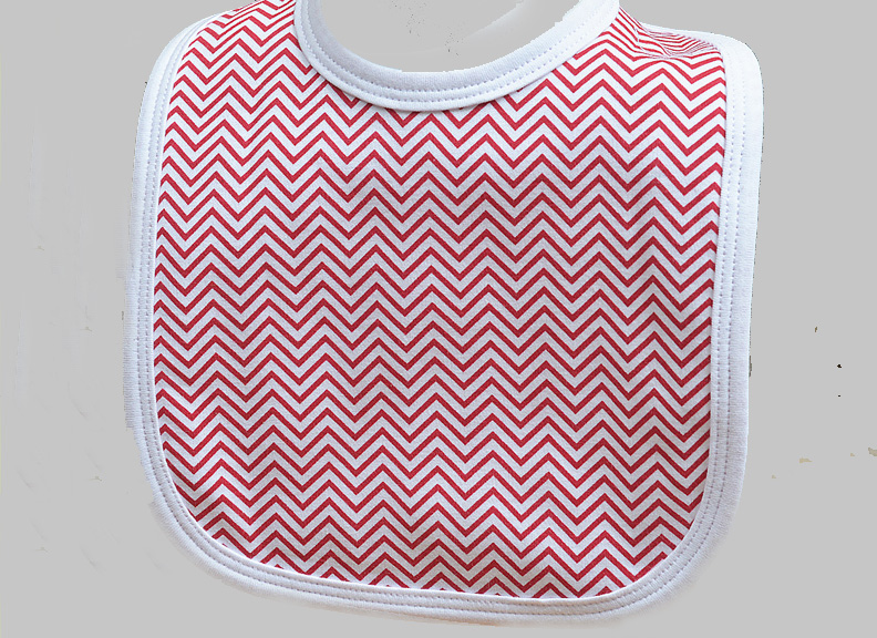Red Chevron Bib