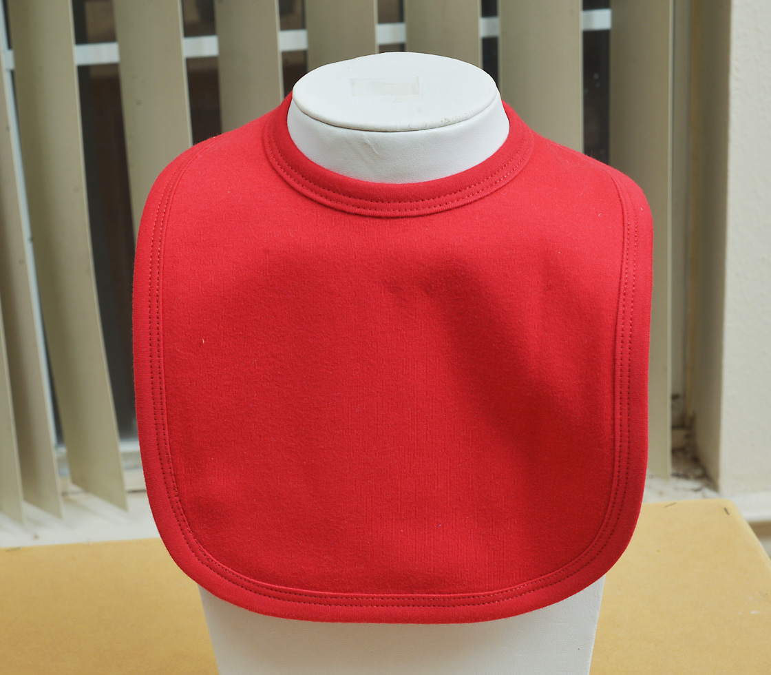 Red Color Bib