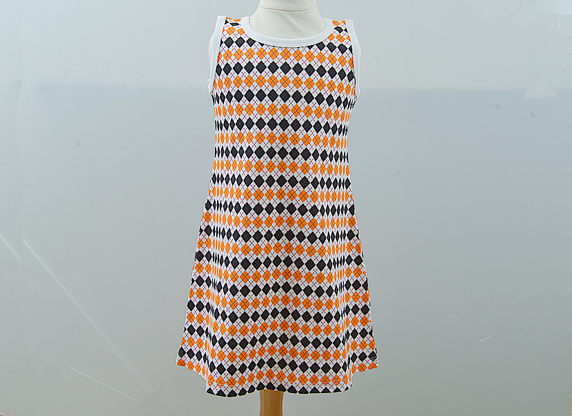 Orange & Brown Argyle
