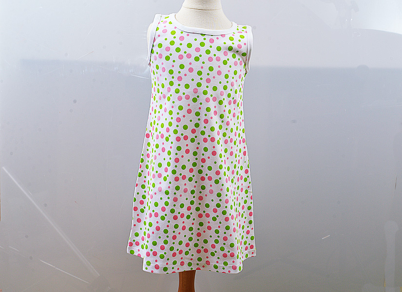 Pink & Green Polka Dots