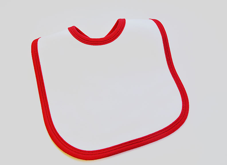 Baby Bibs. Blank Baby Bibs for Monogramming Embroidery. Heavy Knit Cotton