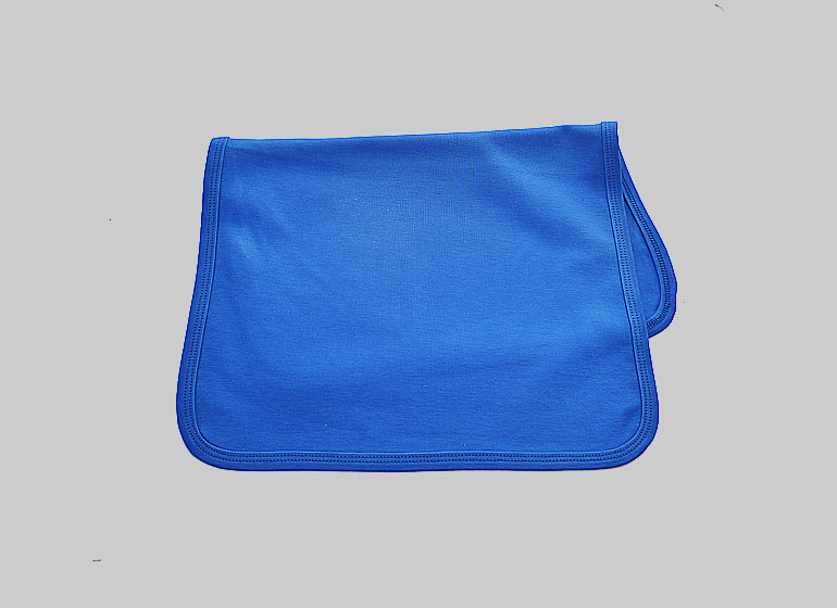 Virginia Blue Color Baby Burp Cloth 13x19"