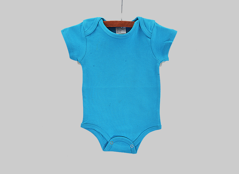 Aqua Blue Color Baby Jumpsuit Bodysuit