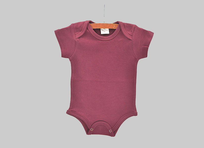 Burgundy Color Baby Jumpsuit