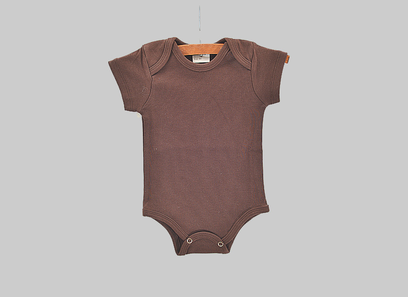 Chocolate Brown Baby Jumpsuit Bodysuit