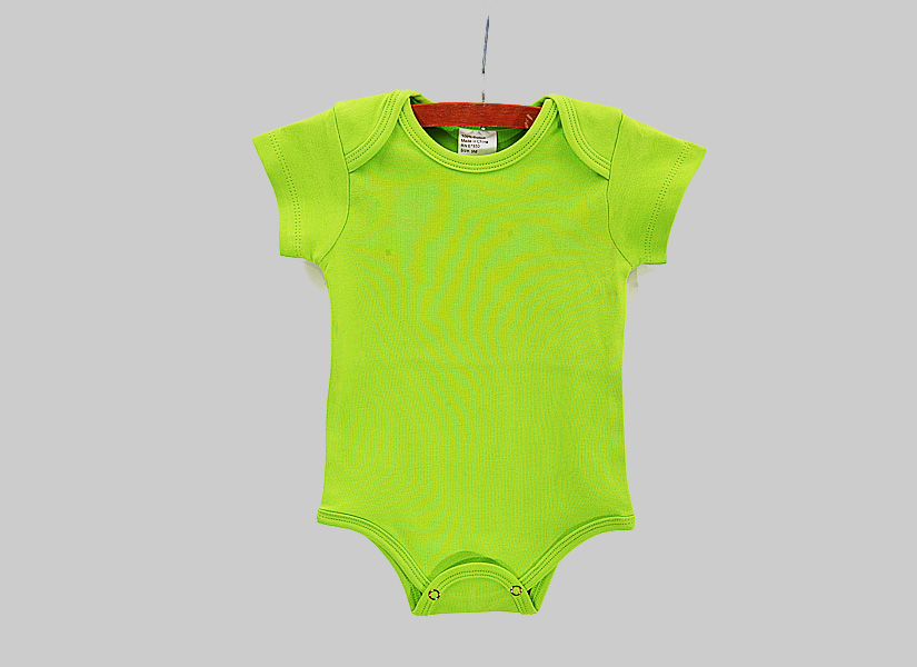 Hot Green Color Baby Jumpsuit Bodysuit