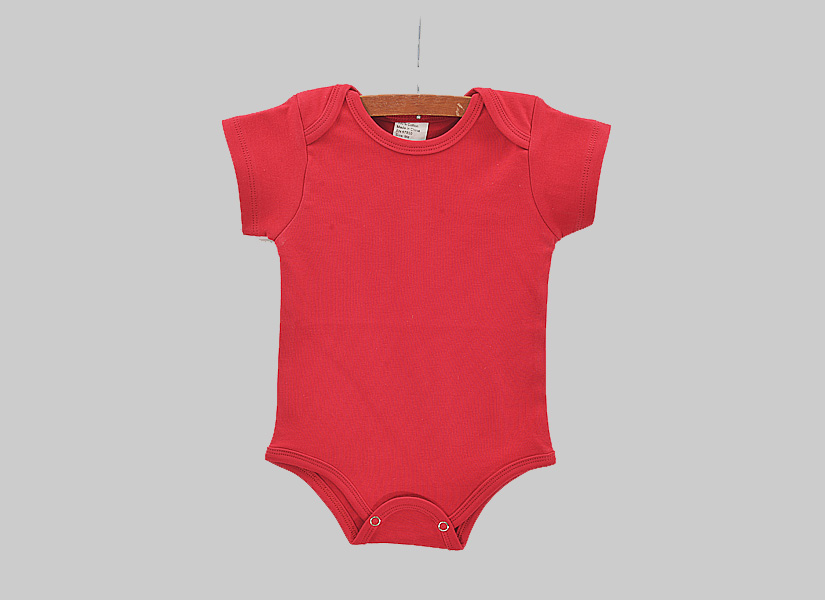 Red Color Baby Jumpsuit Bodysuit