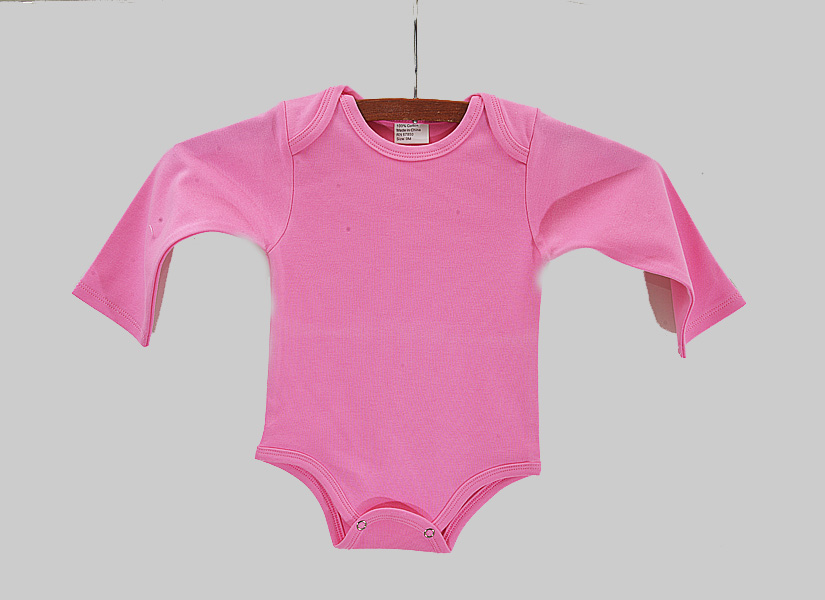 Bubble Gurm Pink Long Sleeve Baby Jumpsuit