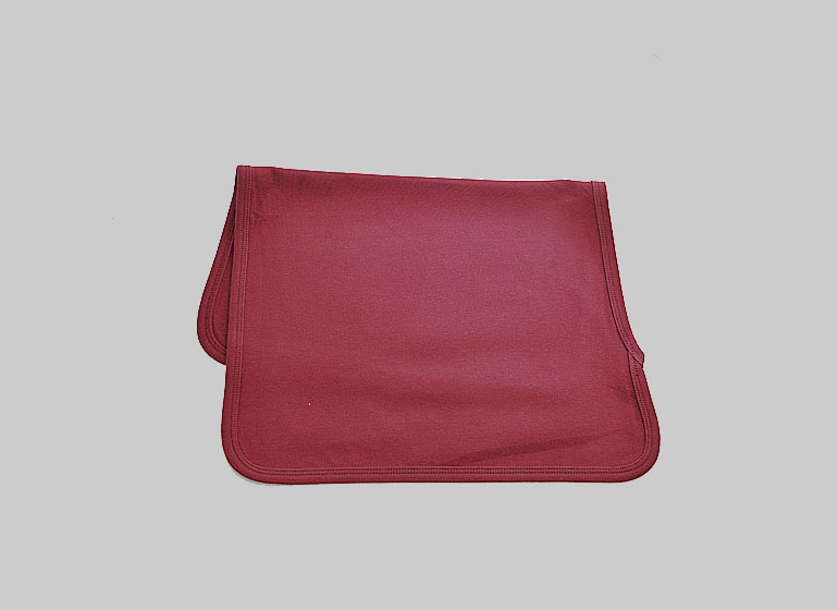 Burgundy Color Baby Burp Cloth 13x19"