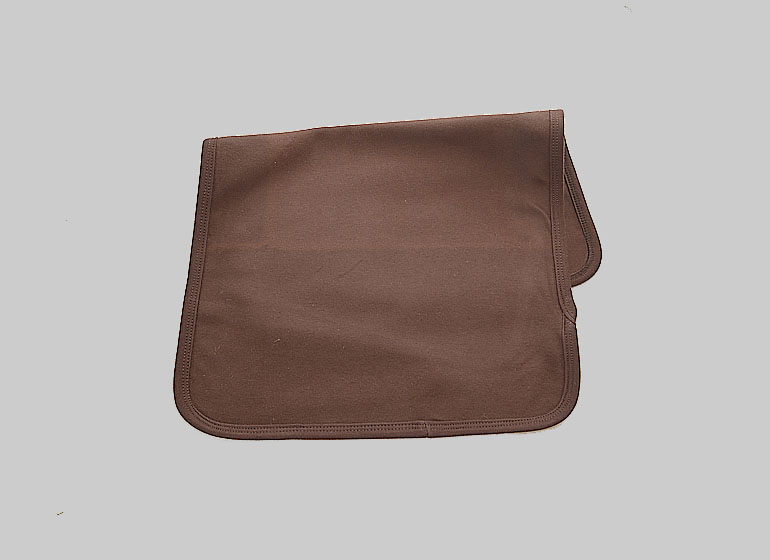 Choclate Brown Color Baby Burp Cloth 13x19"