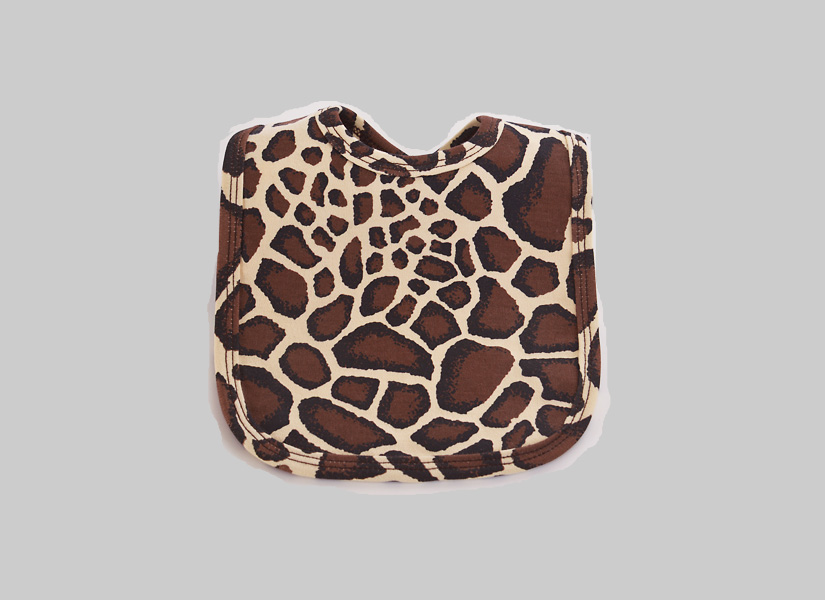 Giraffe Skin Color Baby Bib Infant Size